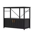 COZONY 40-50 Gallon Aquarium Stand with Storage Cabinet, 660 lb Heavy Duty Metal Fish Tank Stand with 2 Tier Design for Home or Office