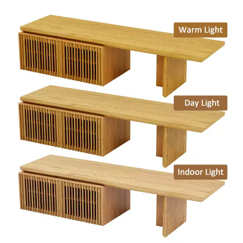 JVNOXK 78 to 110-inch Retracted Extendable TV Stand, Console Media Cabinet with Storage,for Up to 55+Inch,for Living Room