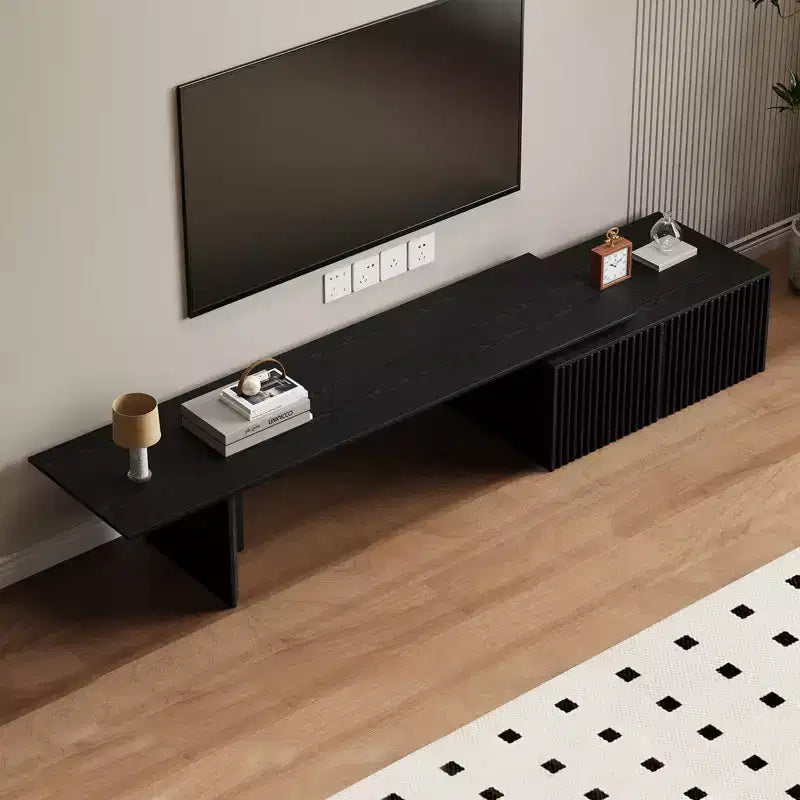 JVNOXK 78 to 110-inch Retracted Extendable TV Stand, Console Media Cabinet with Storage,for Up to 55+Inch,for Living Room
