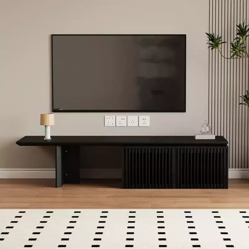 JVNOXK 78 to 110-inch Retracted Extendable TV Stand, Console Media Cabinet with Storage,for Up to 55+Inch,for Living Room