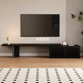 JVNOXK 78 to 110-inch Retracted Extendable TV Stand, Console Media Cabinet with Storage,for Up to 55+Inch,for Living Room