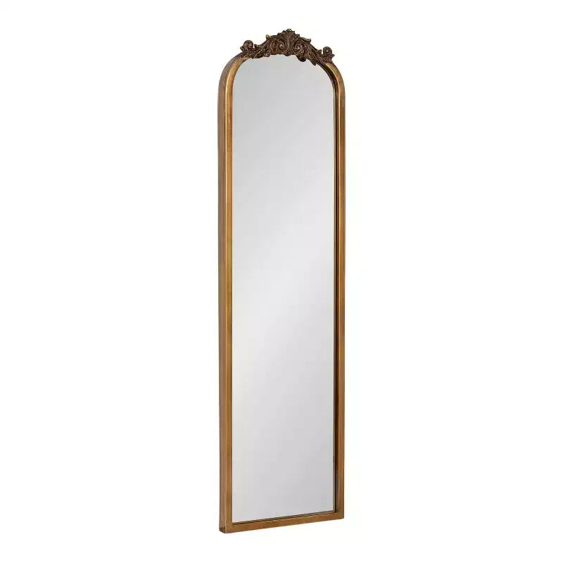 Kate and Laurel Arendahl Traditional Arch Mirror, Gold, 9x32