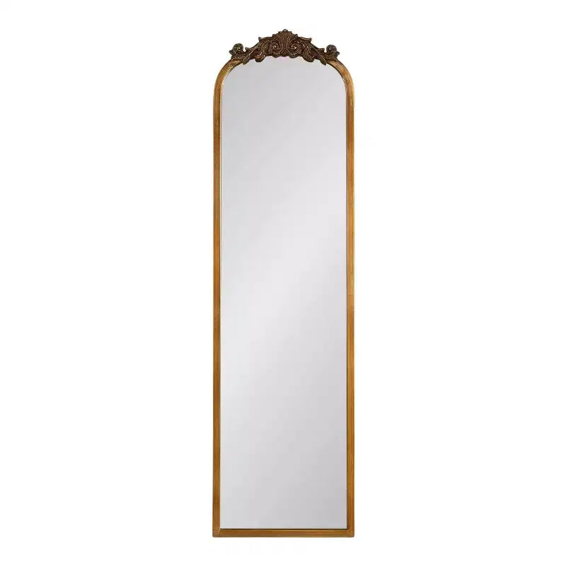 Kate and Laurel Arendahl Traditional Arch Mirror, Gold, 9x32