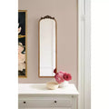 Kate and Laurel Arendahl Traditional Arch Mirror, Gold, 9x32
