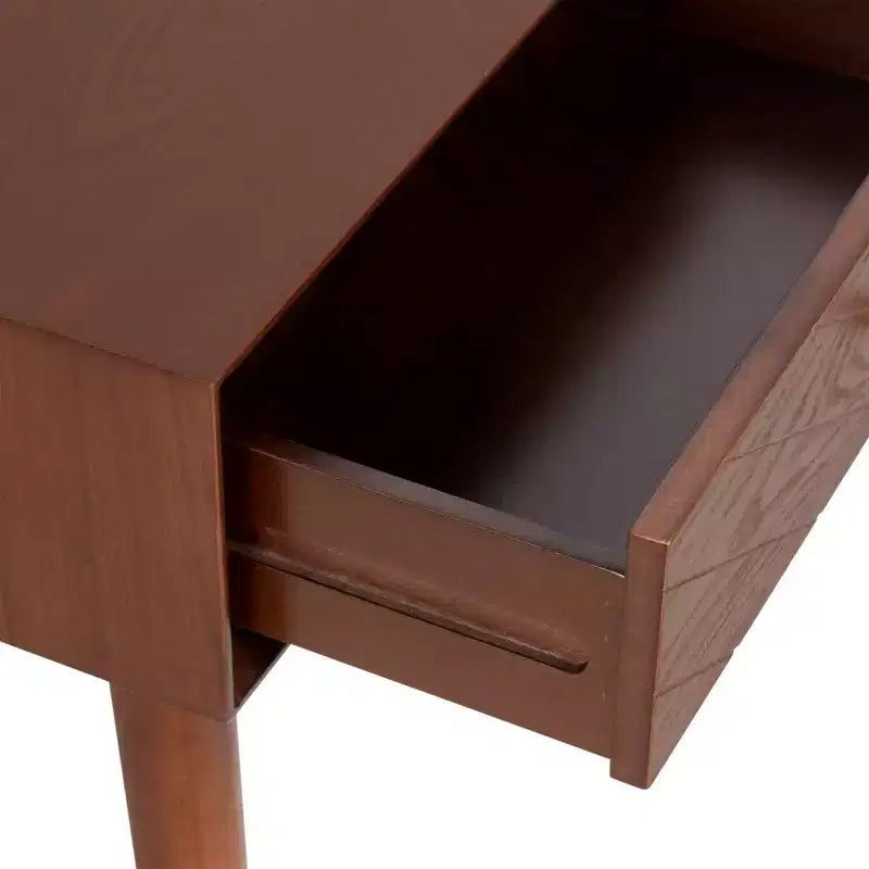 Sutton Mid-Century Modern Side Table Walnut Brown - Adore Decor