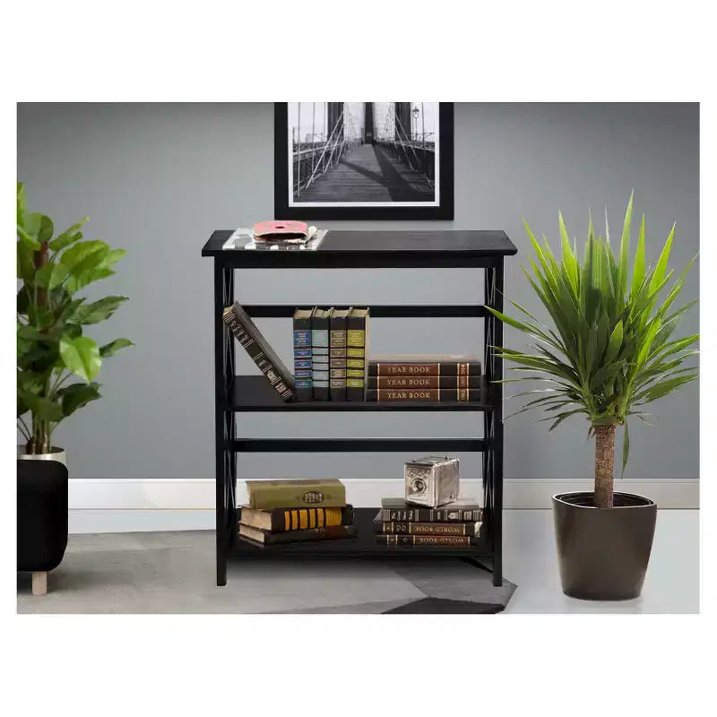 33.5 Montego 3 Tier Bookcase - Flora Home