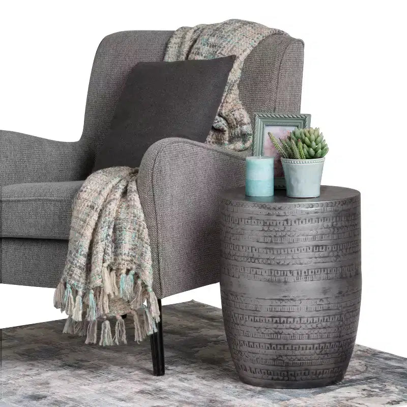 Jean Large Metal Accent Table - WyndenHall