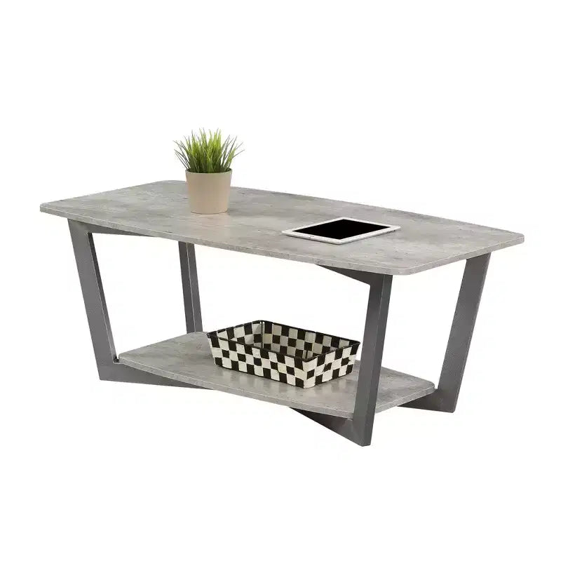 Graystone Coffee Table with Shelf - Breighton Home