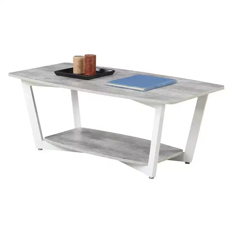 Graystone Coffee Table with Shelf - Breighton Home