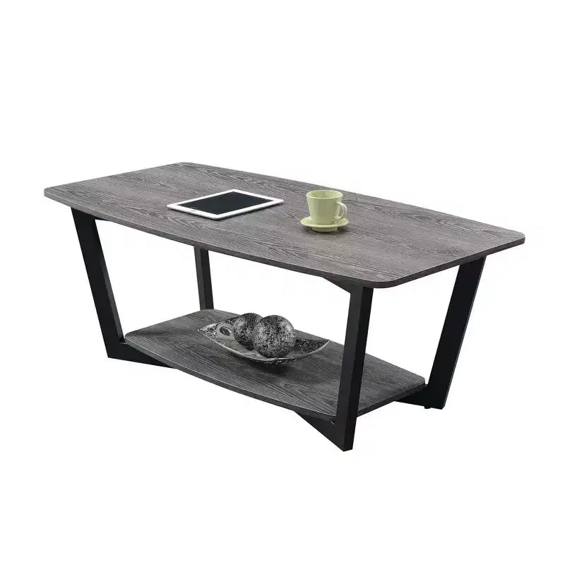 Graystone Coffee Table with Shelf - Breighton Home