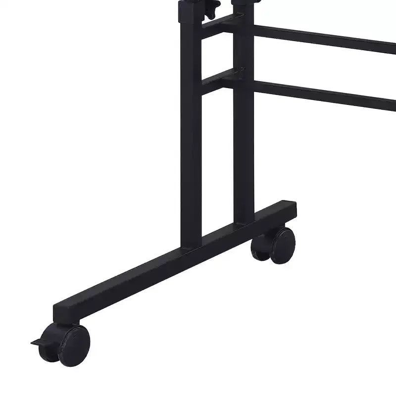 Rolling Writing Desk with Height Adjustable Desktop and Moveable Shelf - Techni Mobili