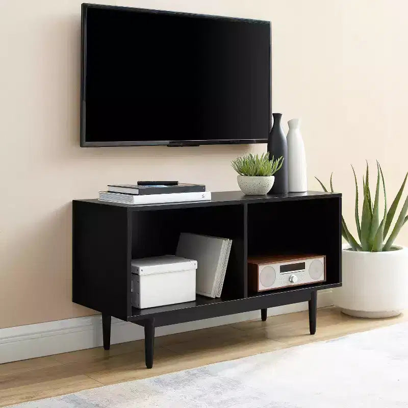 Medium Liam Record Storage Console Cabinet - Crosley