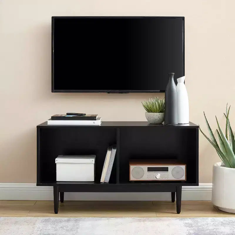 Medium Liam Record Storage Console Cabinet - Crosley