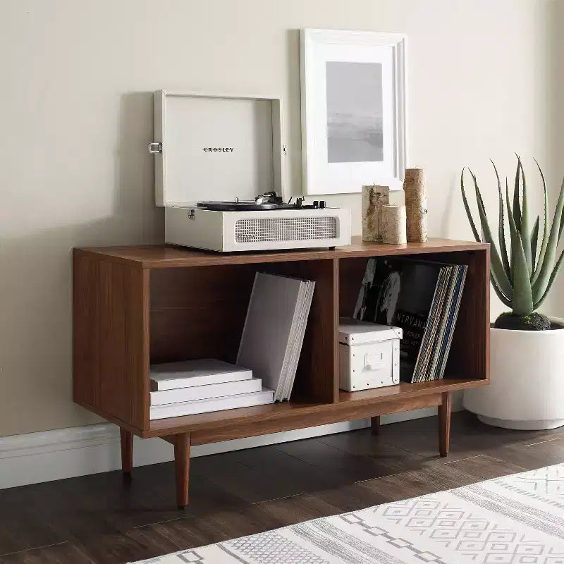 Medium Liam Record Storage Console Cabinet - Crosley