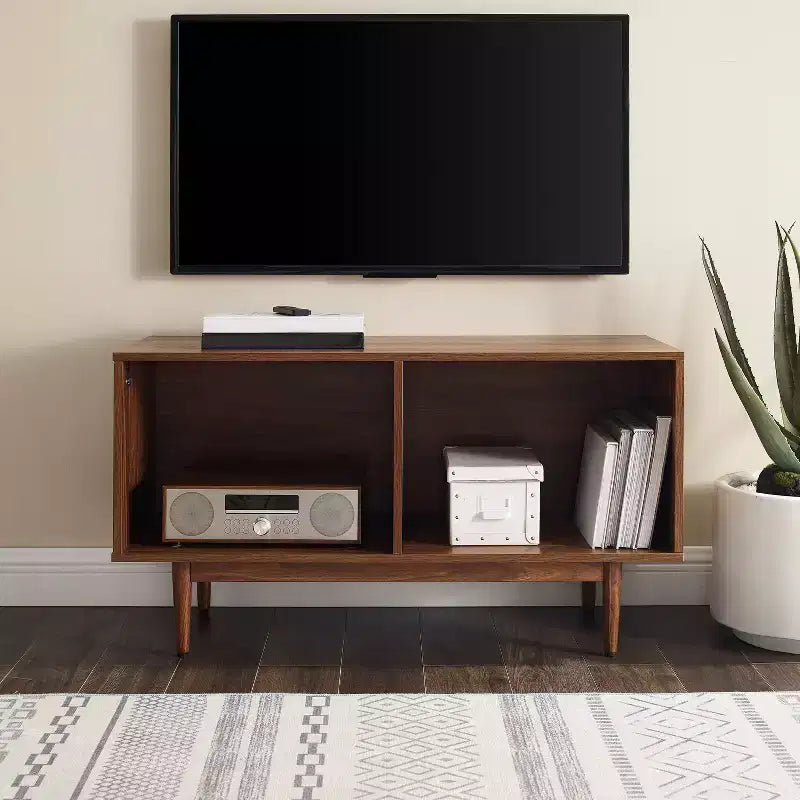 Medium Liam Record Storage Console Cabinet - Crosley