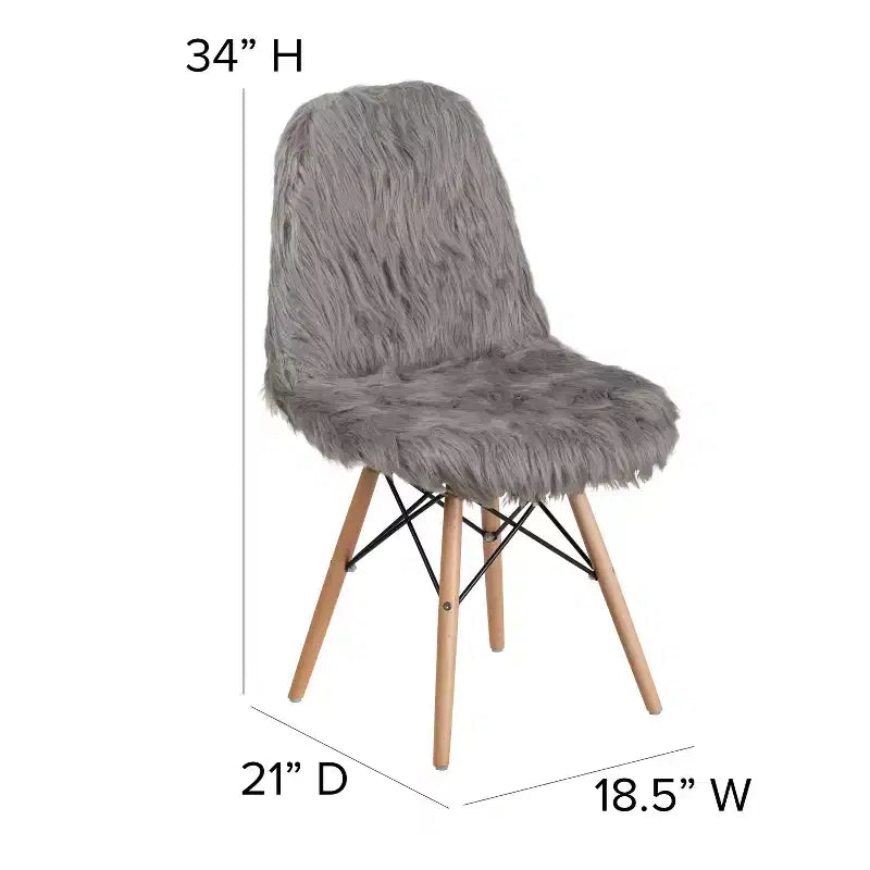 Flash Furniture Shaggy Dog Accent Chair