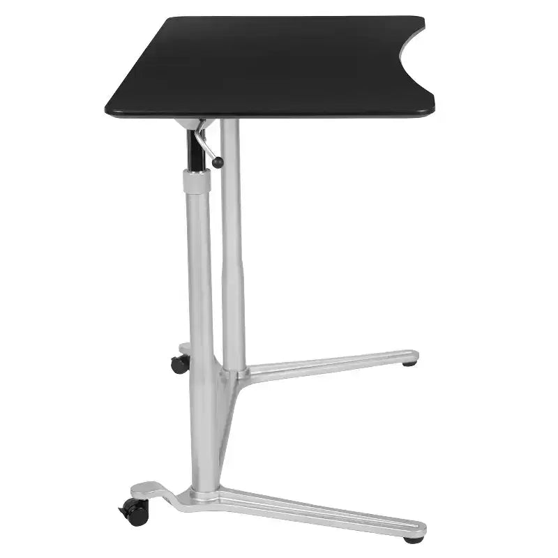 Emma and Oliver Sit-Down, Stand-Up Ergonomic Computer Desk - Standing Desk