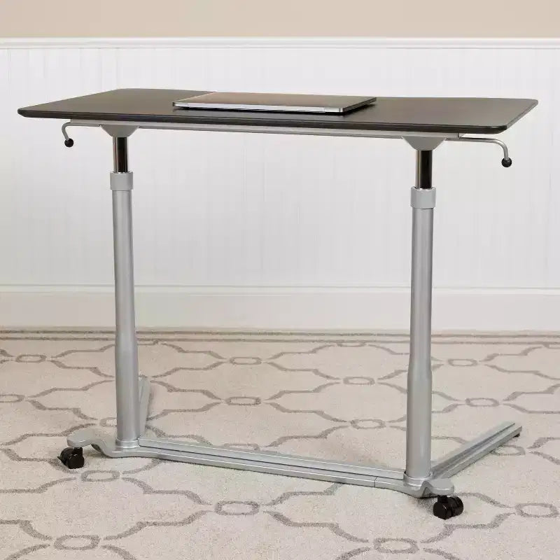 Emma and Oliver Sit-Down, Stand-Up Ergonomic Computer Desk - Standing Desk