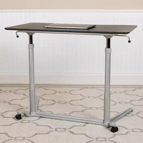Emma and Oliver Sit-Down, Stand-Up Ergonomic Computer Desk - Standing Desk