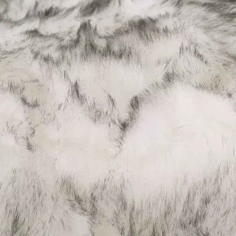 52 Schley Modern Glam Short Faux Fur Bean Bag - Christopher Knight Home