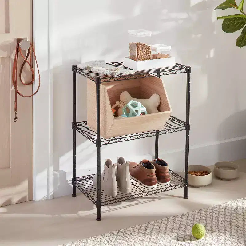 3 Tier Wire Shelving - Brightroom