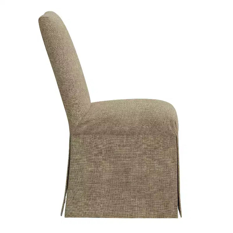 Skyline Furniture James Slipcover Armless Dining Chair Zuma