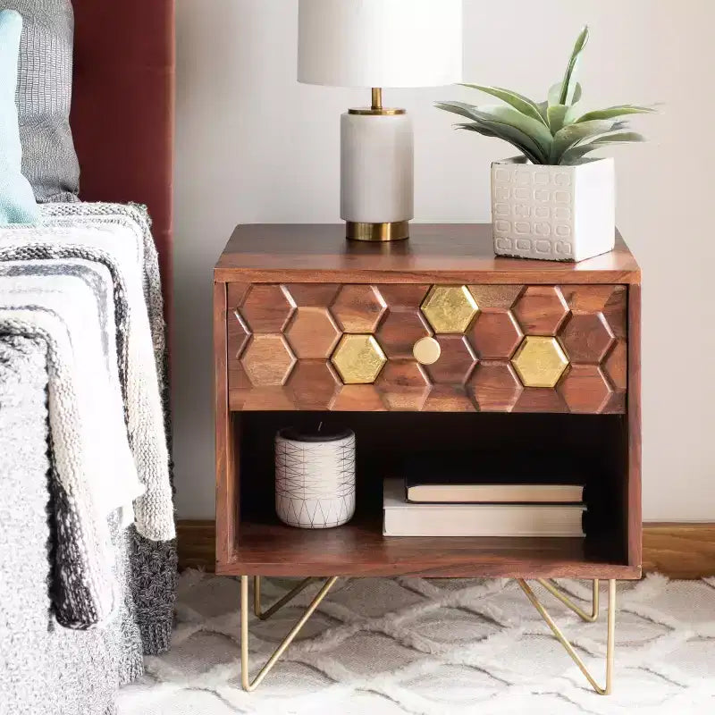 Raveena Nightstand - NST9002 - Safavieh