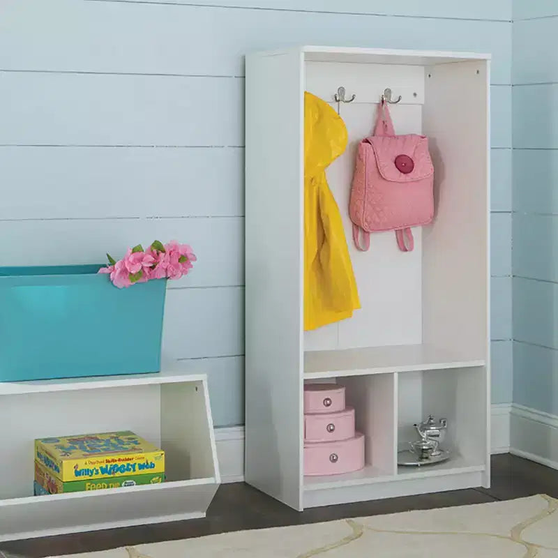 ClosetMaid 2 Cube 3-Hook Storage Organizer in White Finish - ClosetMaid