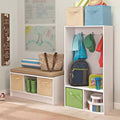 ClosetMaid 2 Cube 3-Hook Storage Organizer in White Finish - ClosetMaid