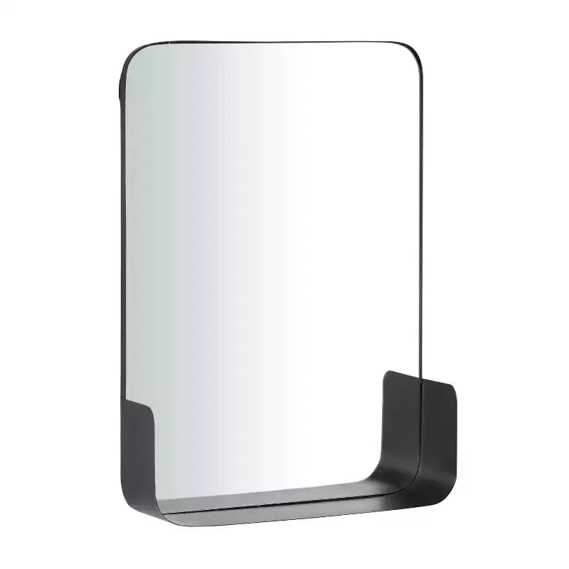 Metal 1 Shelf Wall Mirror - CosmoLiving by Cosmopolitan