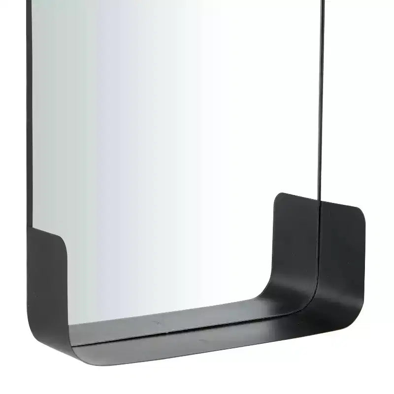 Metal 1 Shelf Wall Mirror - CosmoLiving by Cosmopolitan