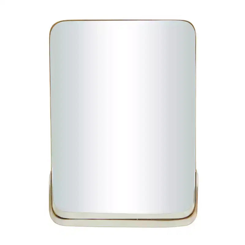 Metal 1 Shelf Wall Mirror - CosmoLiving by Cosmopolitan